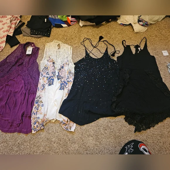 Bundle Of 4 Free People Dresses - Picture 1 of 9